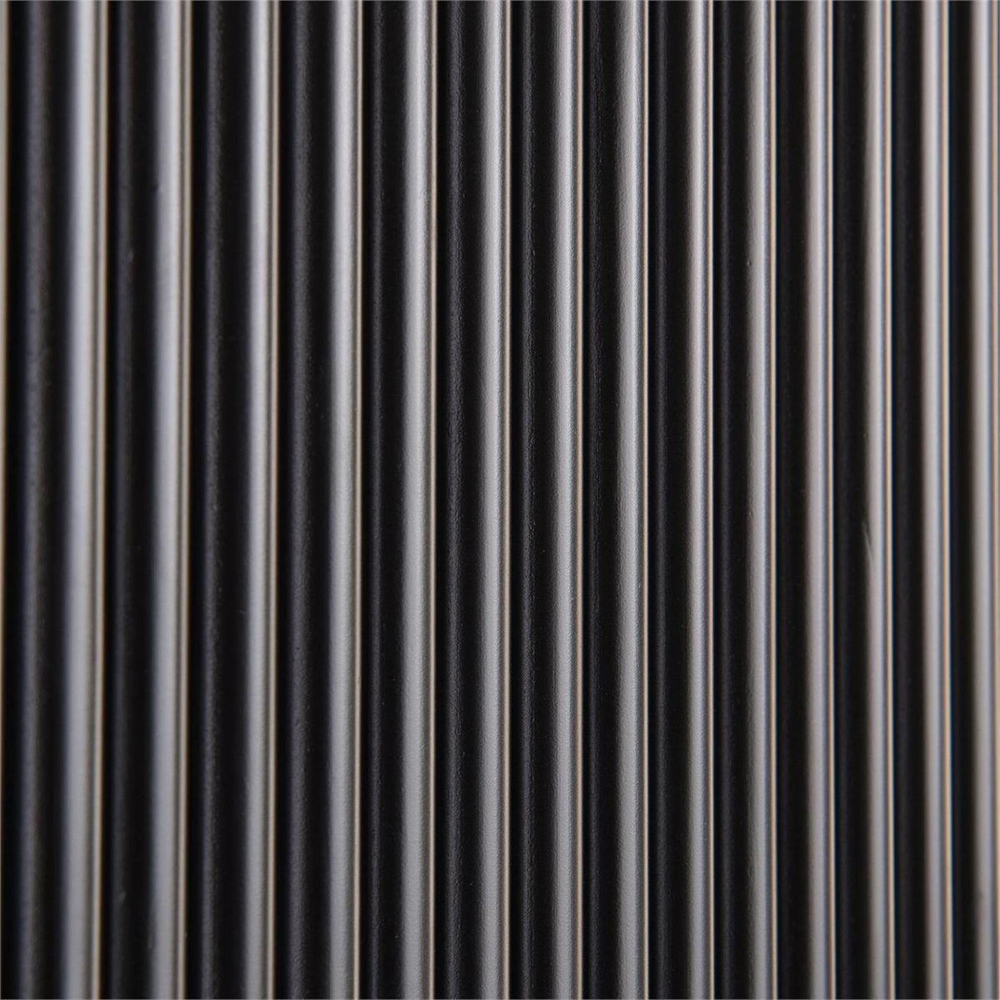 005 SR-863040 | Closeup | Black Satin Cabinet by John-Richard in black, brass, gold, stainless steel. Made from brass, steel in a transitional style.