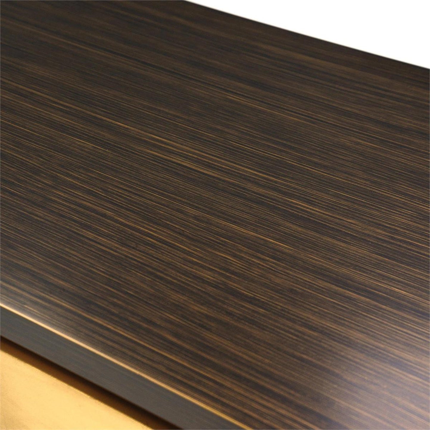 006 SR-865342 | Closeup | Rimini Sideboard by John-Richard in black. Made from steel in a transitional style.
