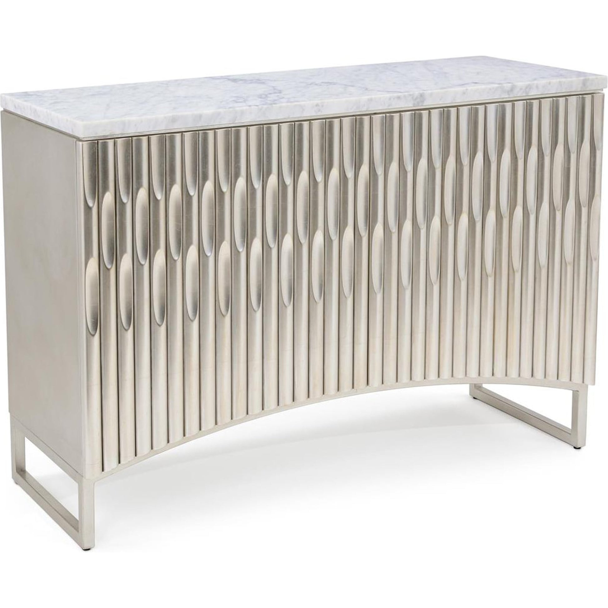 Bourdon Chest by John-Richard in silver. Made from unique in a modern style.