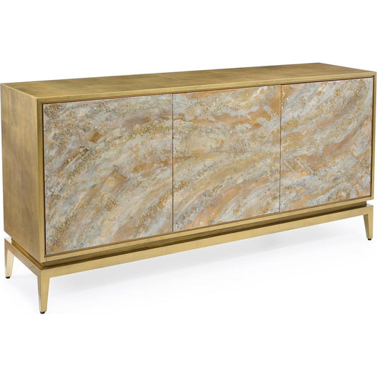 Calabash Sideboard by John-Richard in ash and gold coast. Made from unique in a modern style.