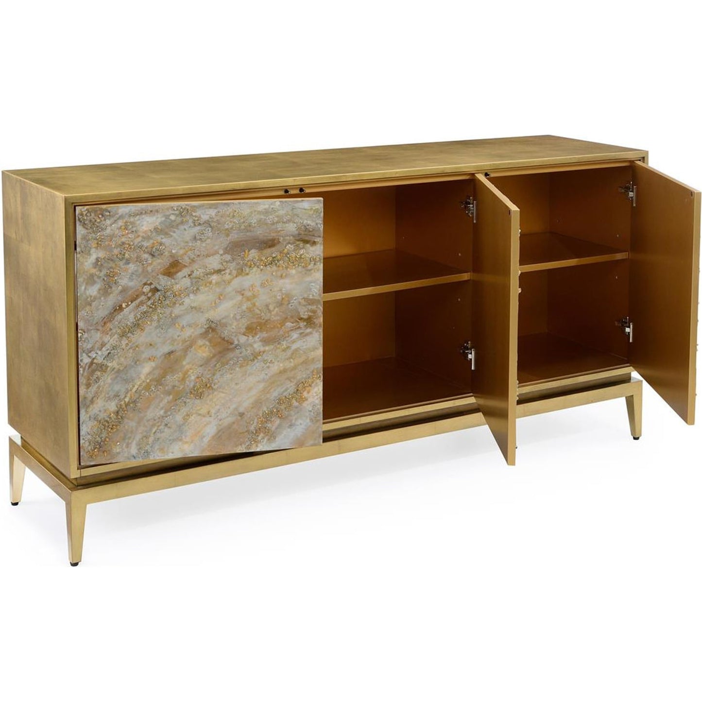 001 SI-1903198 | Additional Silo | Calabash Sideboard by John-Richard in ash and gold coast. Made from unique in a modern style.
