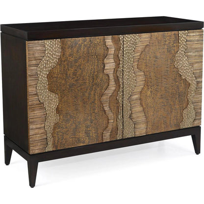 River's Edge Chest by John-Richard in black and espresso. Made from unique in a modern style.