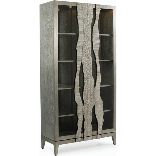 River's Edge Silver Display Cabinet by John-Richard. Made from unique in a modern style.