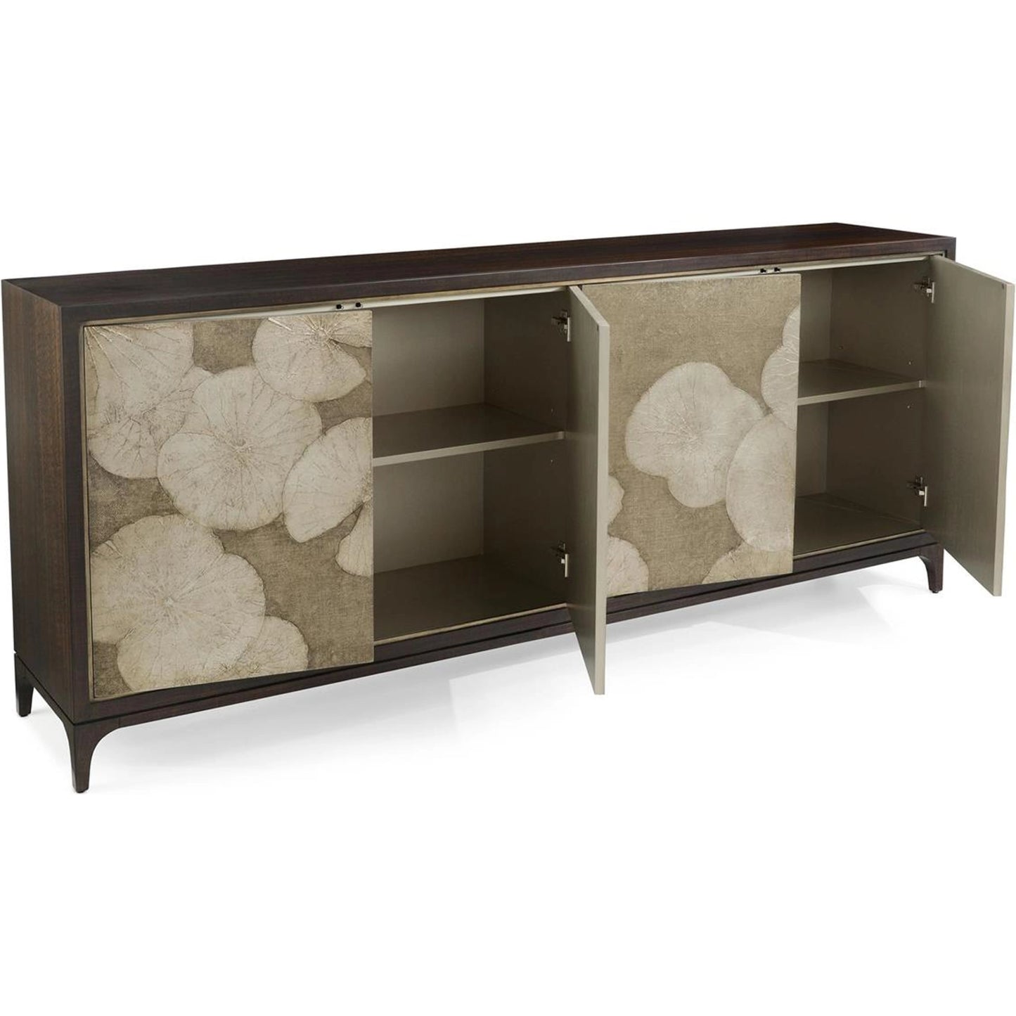 002 SI-1989061 | Additional Silo | Itadori Credenza by John-Richard in black and smoked eucalyptus. Made from unique in a modern style.