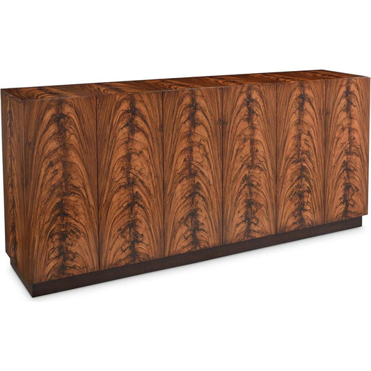 Grovecroft Credenza by John-Richard in natural distressed. Made from unique in a modern style.