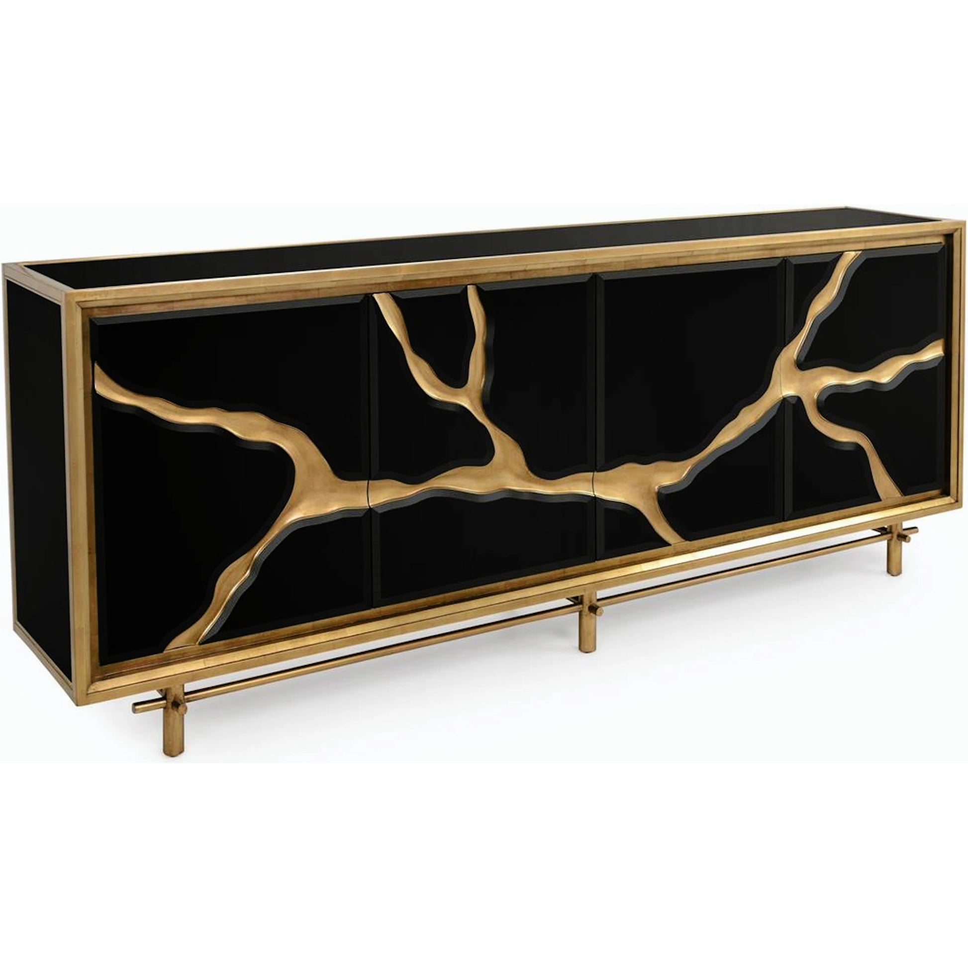 Revne Credenza by John-Richard in black. Made from unique in a modern style.