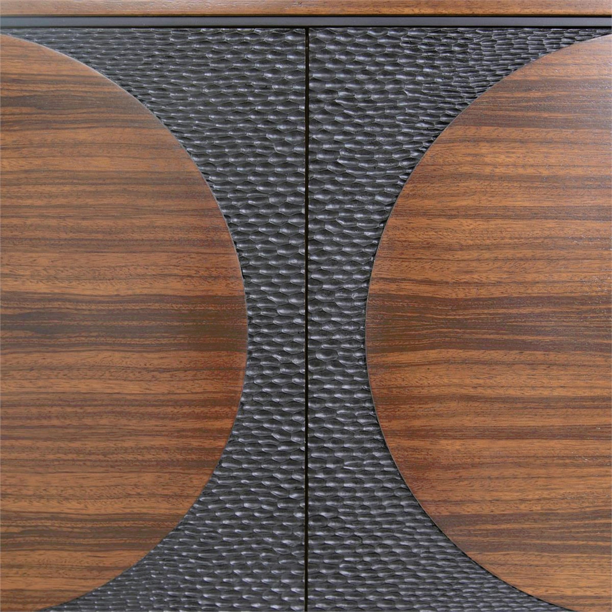 Hearthside Credenza by John-Richard in black. Made from unique in a modern style.
