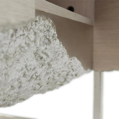 Terreno Four-Door Credenza by John-Richard in ivory. Made from unique in a modern style.