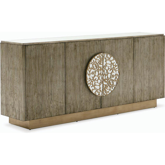 Moon Shadow Four-Door Credenza by John-Richard. Made from unique in a modern style.