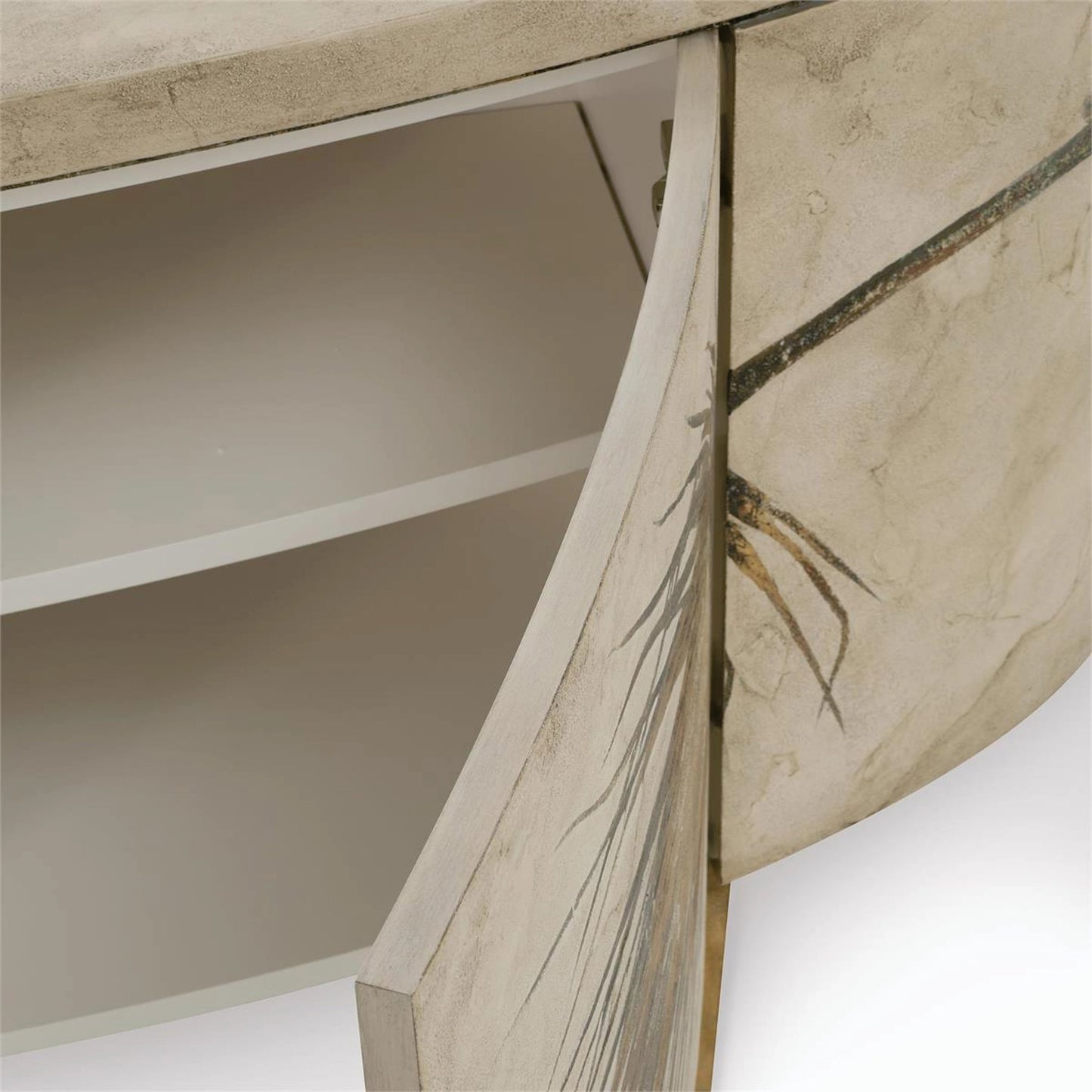 004 SI-2170209 | Closeup | Chardon Two-Door Cabinet by John-Richard. Made from unique in a modern style.