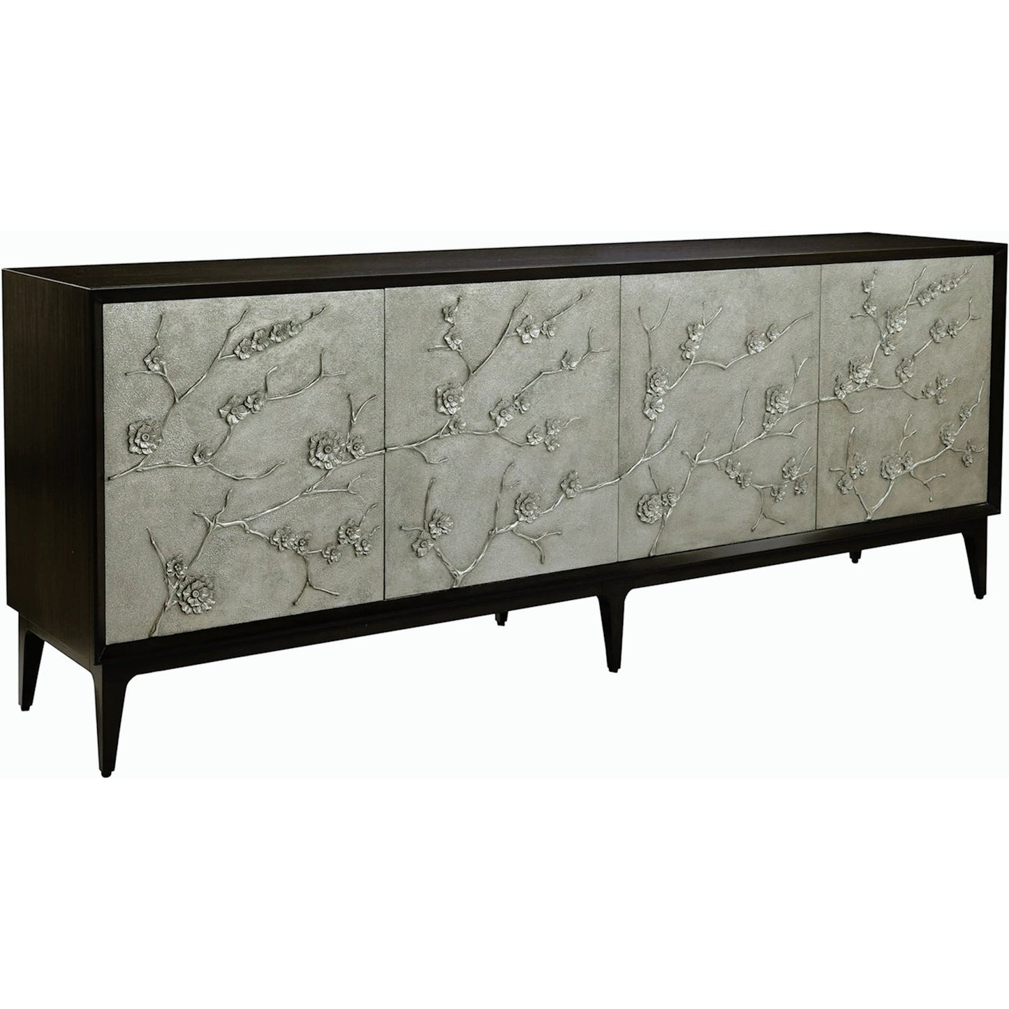 001 SI-2171398 | Primary Silo | Ramos Four-Door Credenza by John-Richard in black. Made from unique in a modern style.