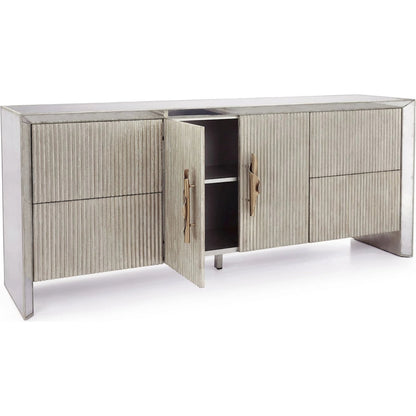 Moon Shadow Sideboard by John-Richard in black. Made from unique in a modern style.