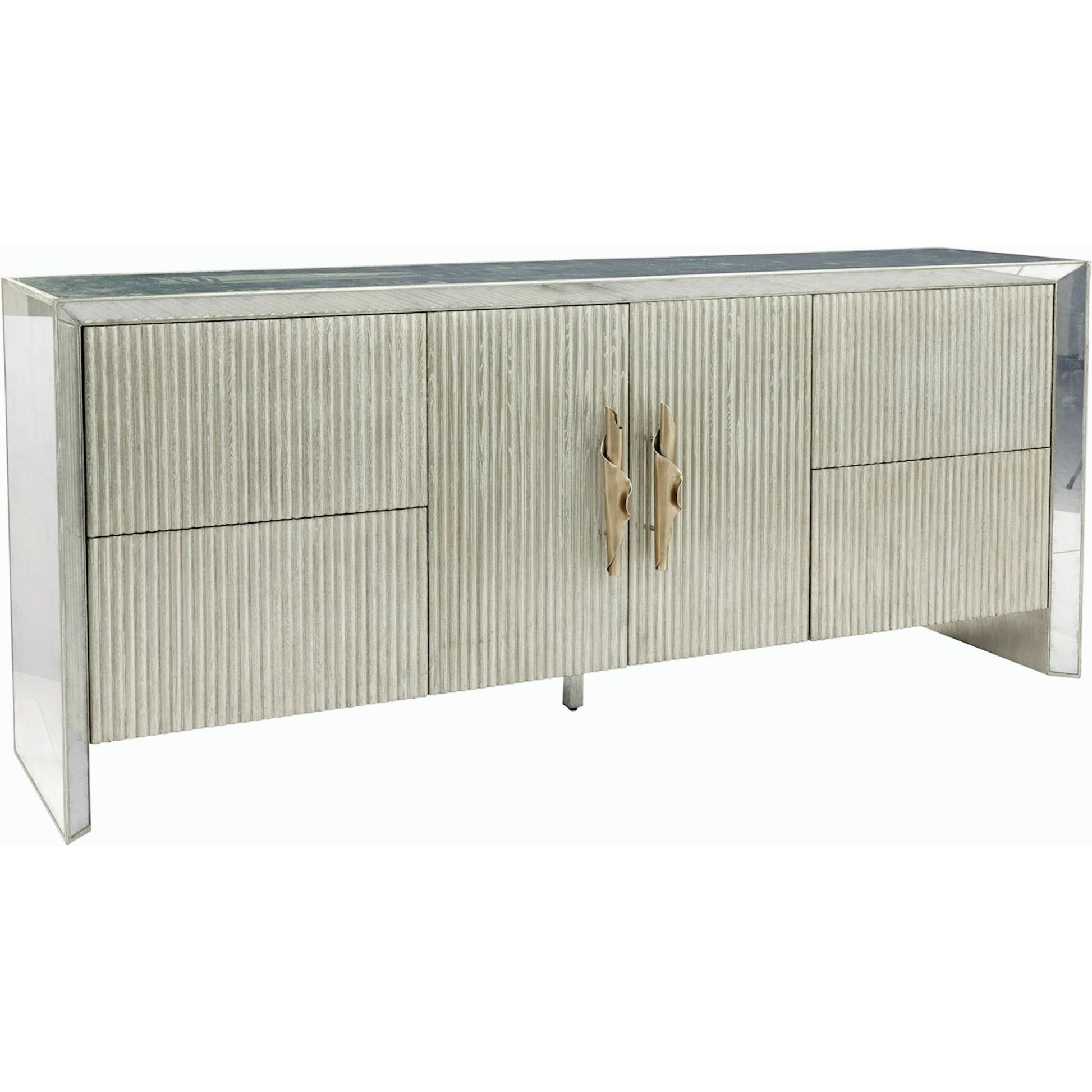 Moon Shadow Sideboard by John-Richard in black. Made from unique in a modern style.