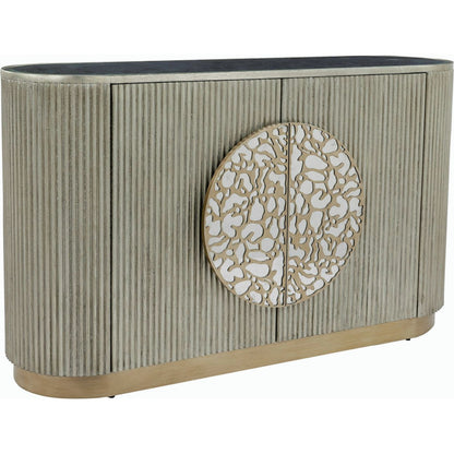 Moon Shadow Two-Door Chest by John-Richard in black. Made from unique in a modern style.