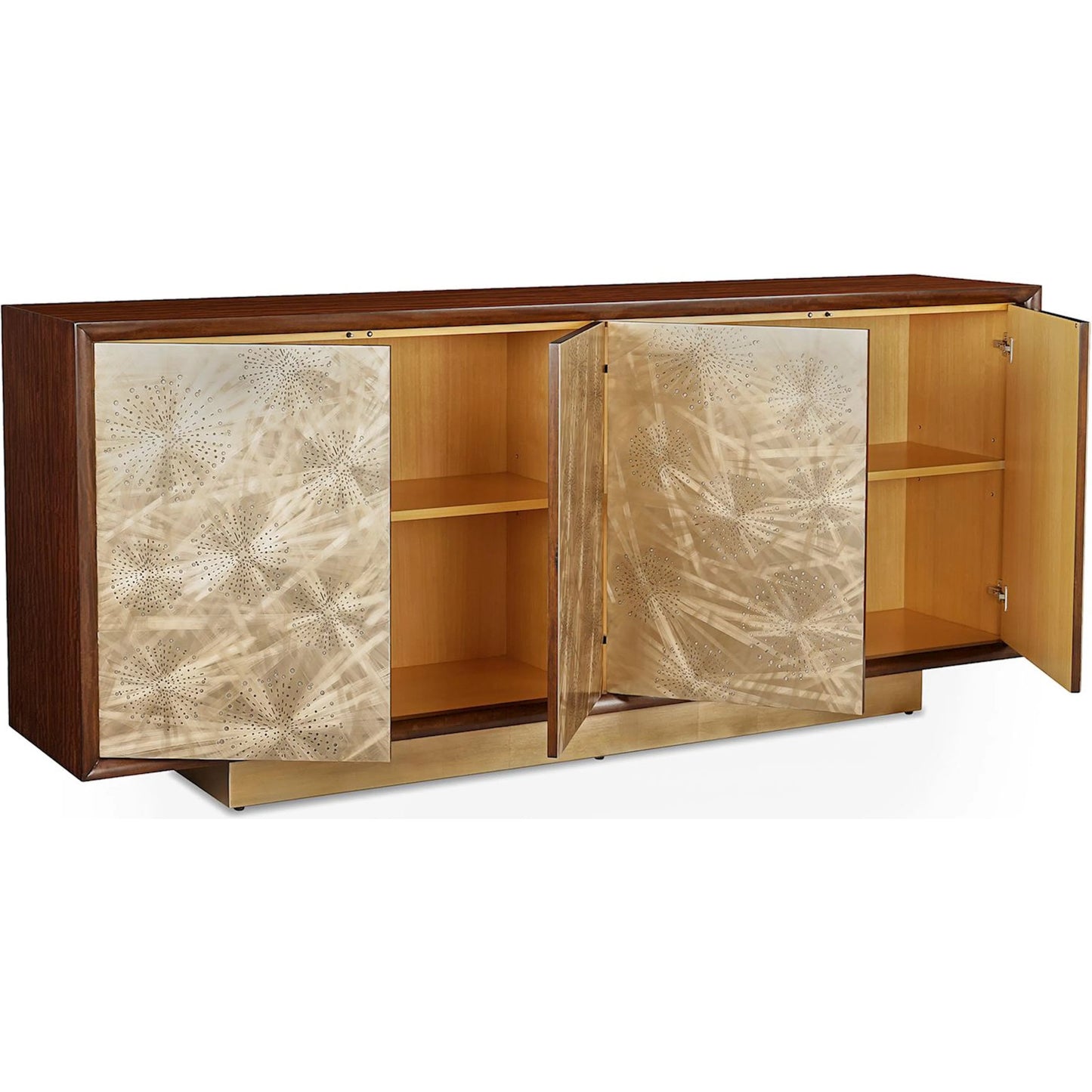 002 SI-2537559 | Additional Silo | Sloane Four-Door Credenza by John-Richard in black. Made from unique in a unique style.