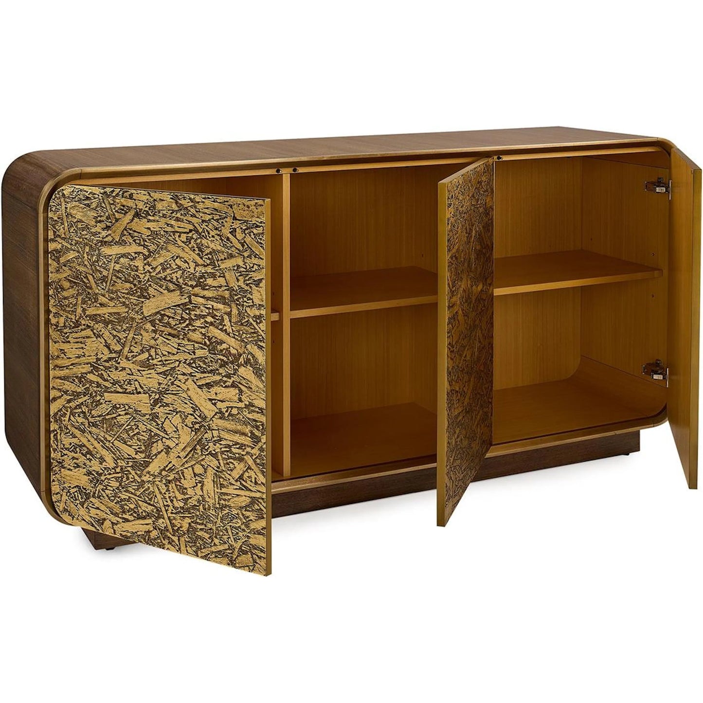 001 SI-2629265 | Additional Silo | Fragment Three-Door Credenza by John-Richard. Made from unique in a unique style.