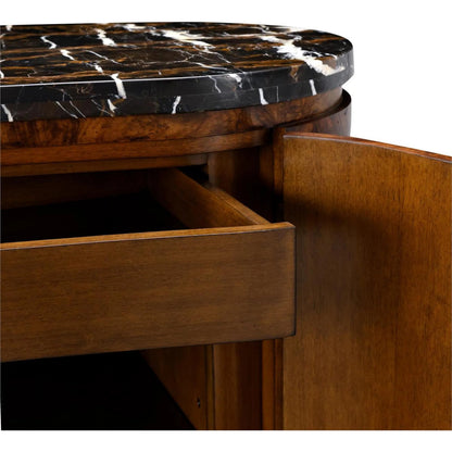 Ferdinand Four-Door Sideboard by John-Richard in charcoal. Made from unique in a unique style.