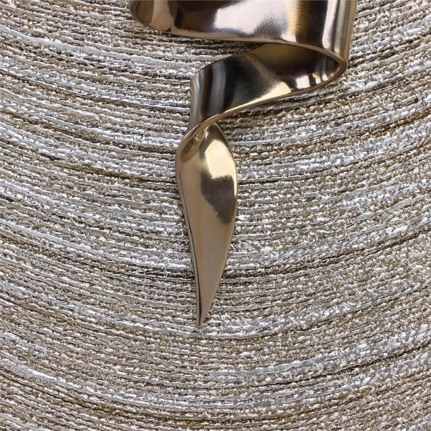 005 SI-2373607 | Closeup | Moon Shadow Four-Door Sideboard by John-Richard in black and silver white, striated silver. Made from unique in a modern style.