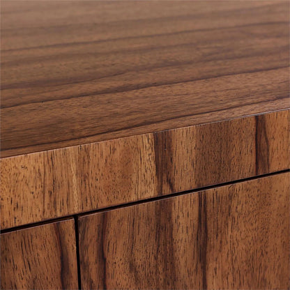 Warden Four-Door Credenza by John-Richard in black and moura, valyrian gold. Made from unique in a eclectic & global style.