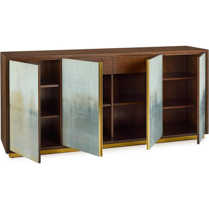 Carol Benson-Cobb's Origins Four-Door Credenza by John-Richard. Made from unique in a unique style.