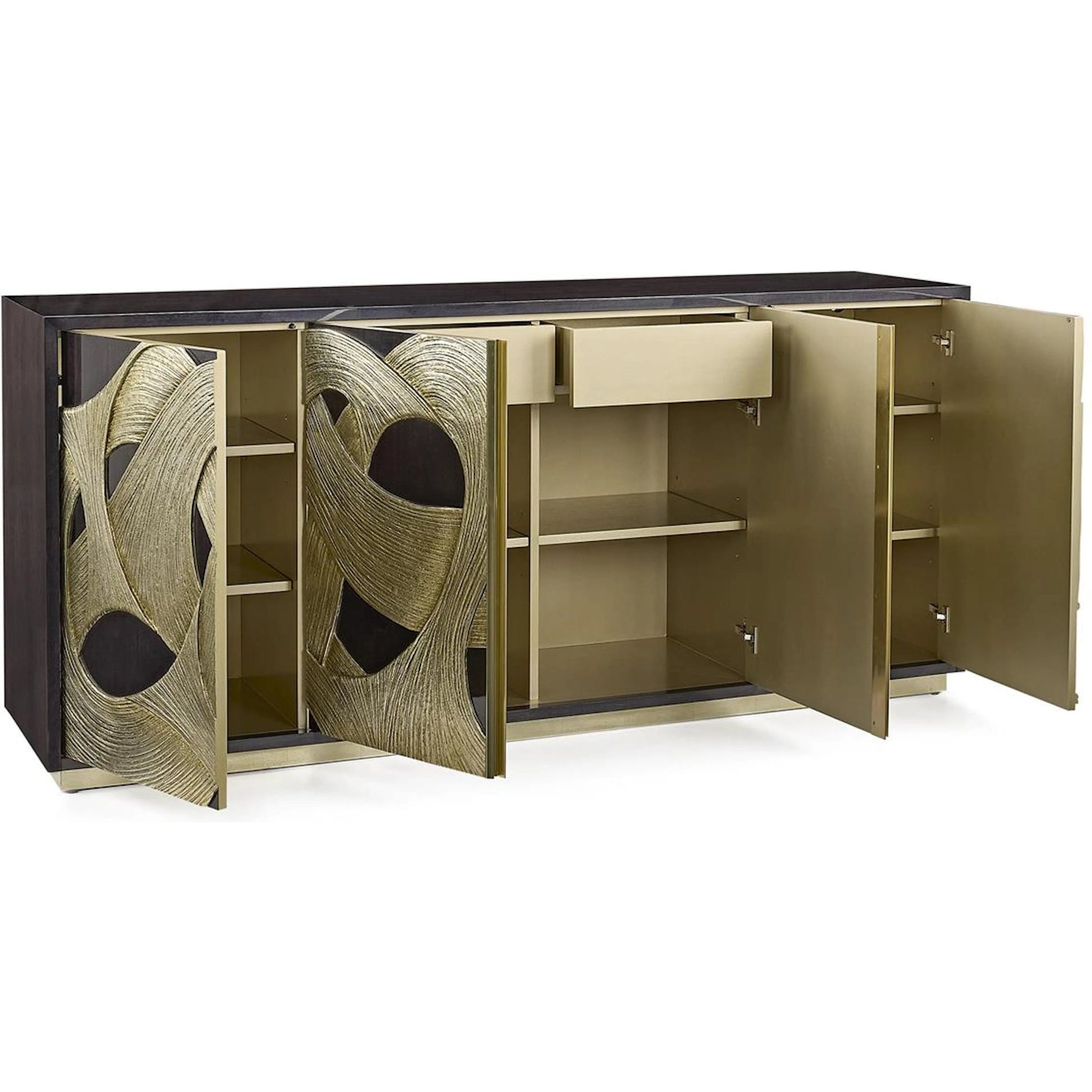 Interlace Four-Door Credenza by John-Richard. Made from unique in a unique style.