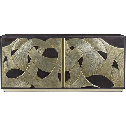 Interlace Four-Door Credenza by John-Richard. Made from unique in a unique style.