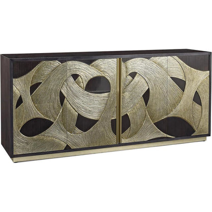 Interlace Four-Door Credenza by John-Richard. Made from unique in a unique style.