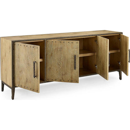 Stellan Four-Door Credenza by John-Richard. Made from unique in a unique style.