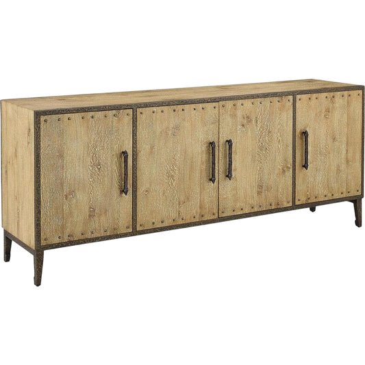 Stellan Four-Door Credenza by John-Richard. Made from unique in a unique style.