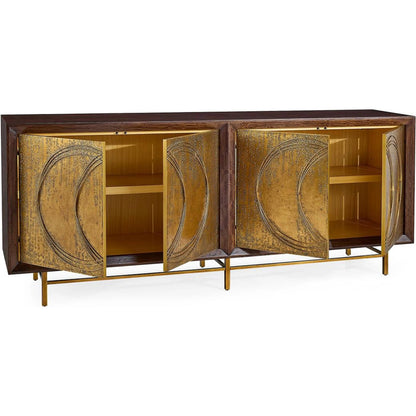 Union Four-Door Credenza by John-Richard. Made from unique in a unique style.