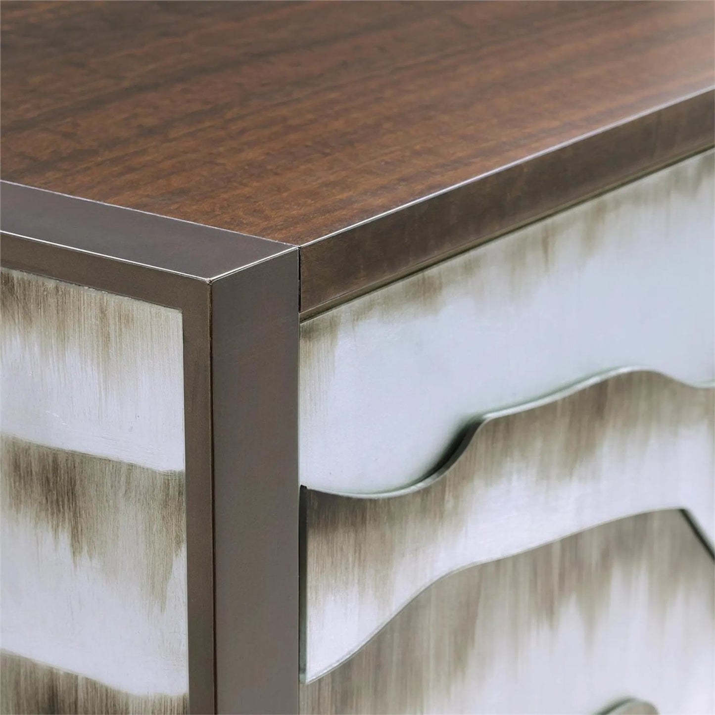 005 SI-2373985 | Closeup | Terrain Two-Door Cabinet by John-Richard in black and light smoked eucalyptus, terraces. Made from unique in a modern style.