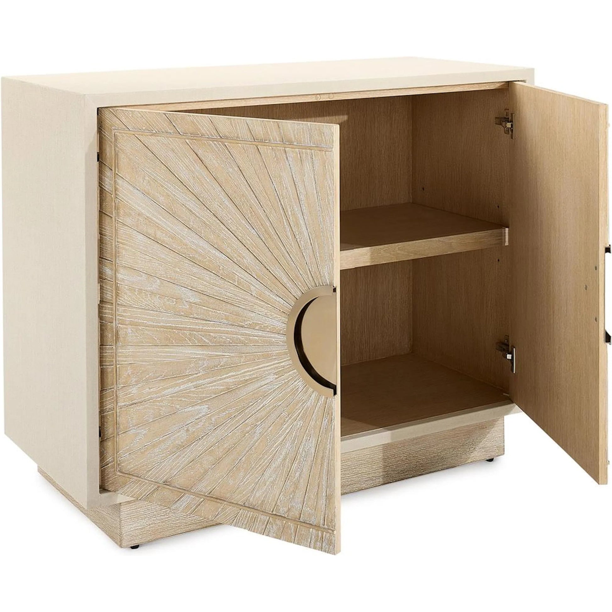 Helios Two-Door Cabinet by John-Richard. Made from unique in a unique style.