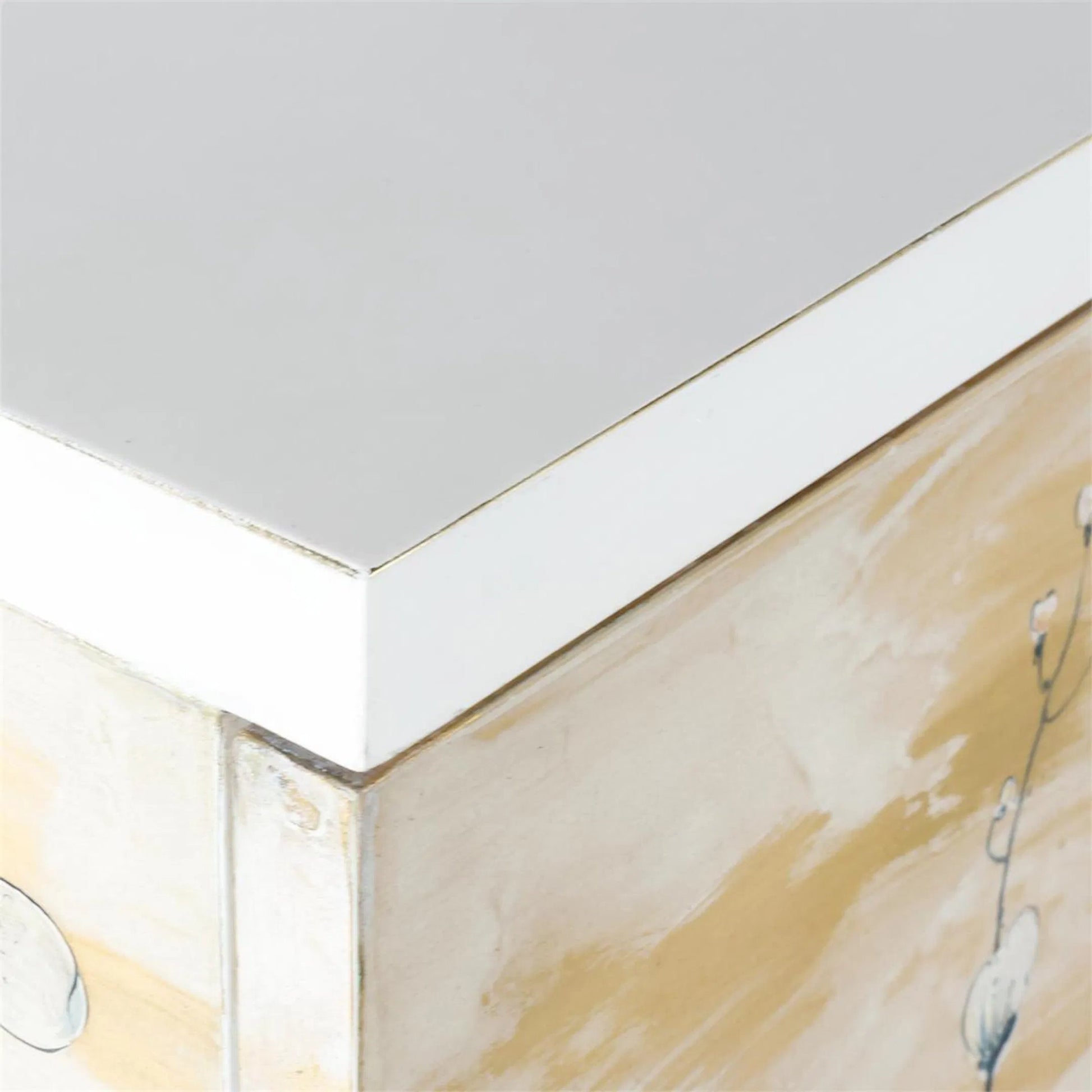 Durand Three-Door Credenza by John-Richard in white. Made from unique in a unique style.