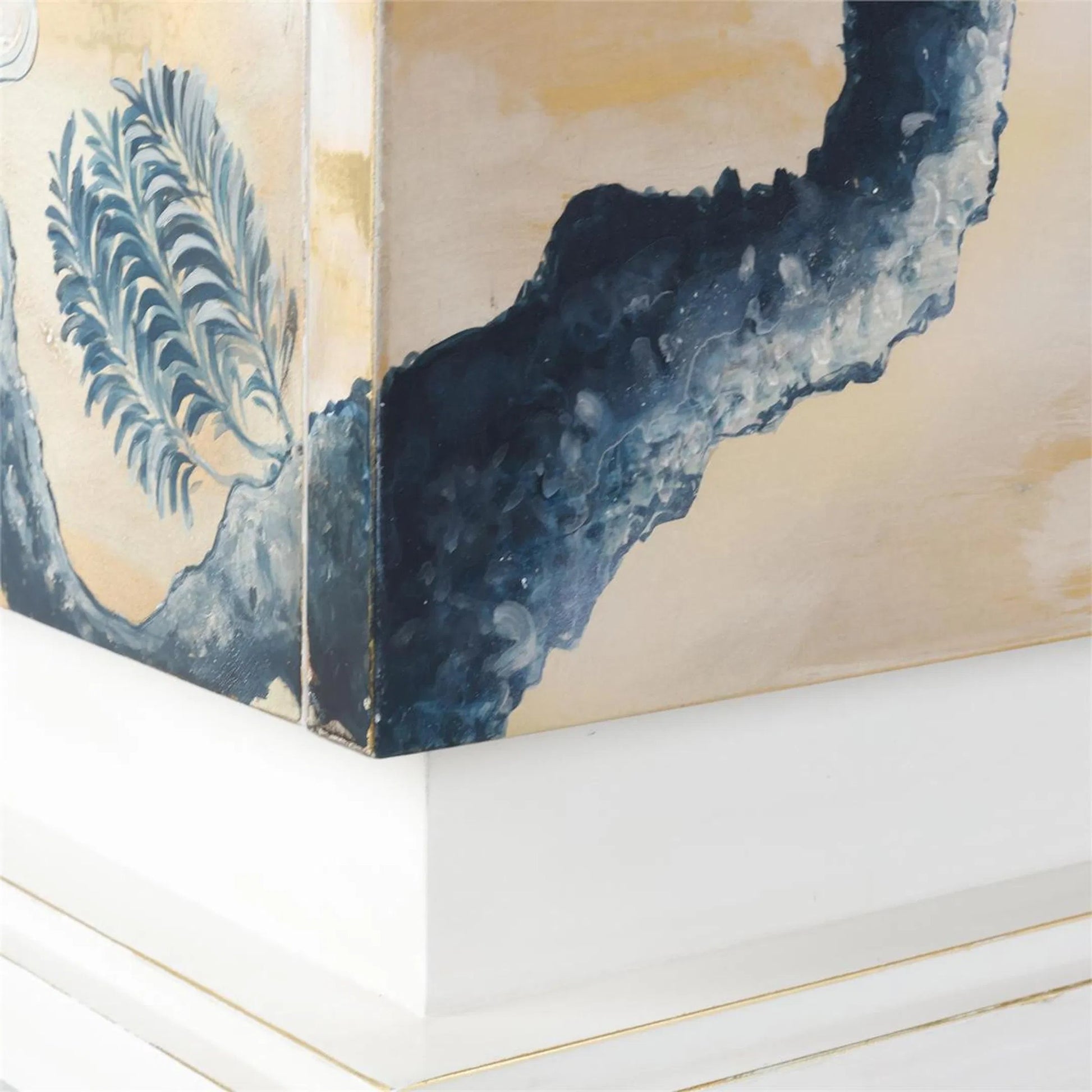 Durand Three-Door Credenza by John-Richard in white. Made from unique in a unique style.