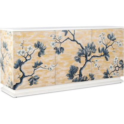 Durand Three-Door Credenza by John-Richard in white. Made from unique in a unique style.