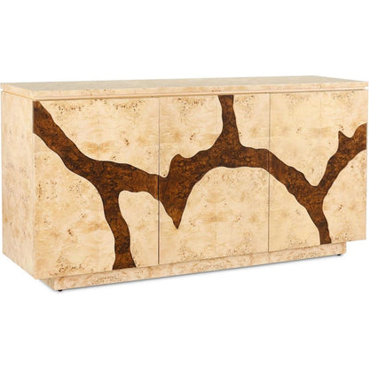 Orin Three-Door Credenza by John-Richard in white. Made from unique in a unique style.