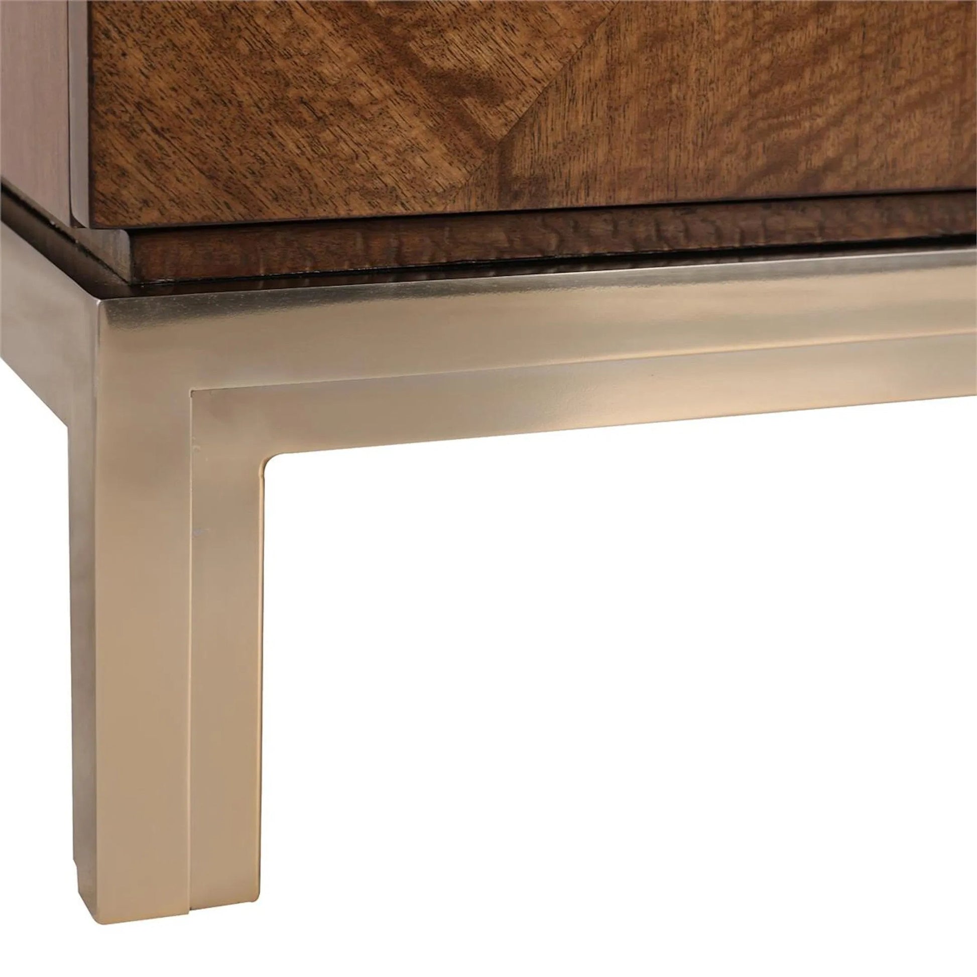 Thorne Four-Door Sideboard by John-Richard in black. Made from unique in a unique style.