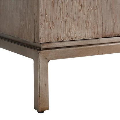 Vigil Four-Door Sideboard by John-Richard in black. Made from unique in a unique style.