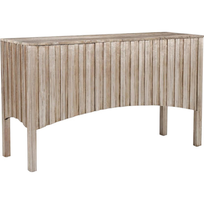 Hestia Three-Door Sideboard by John-Richard in black. Made from unique in a unique style.