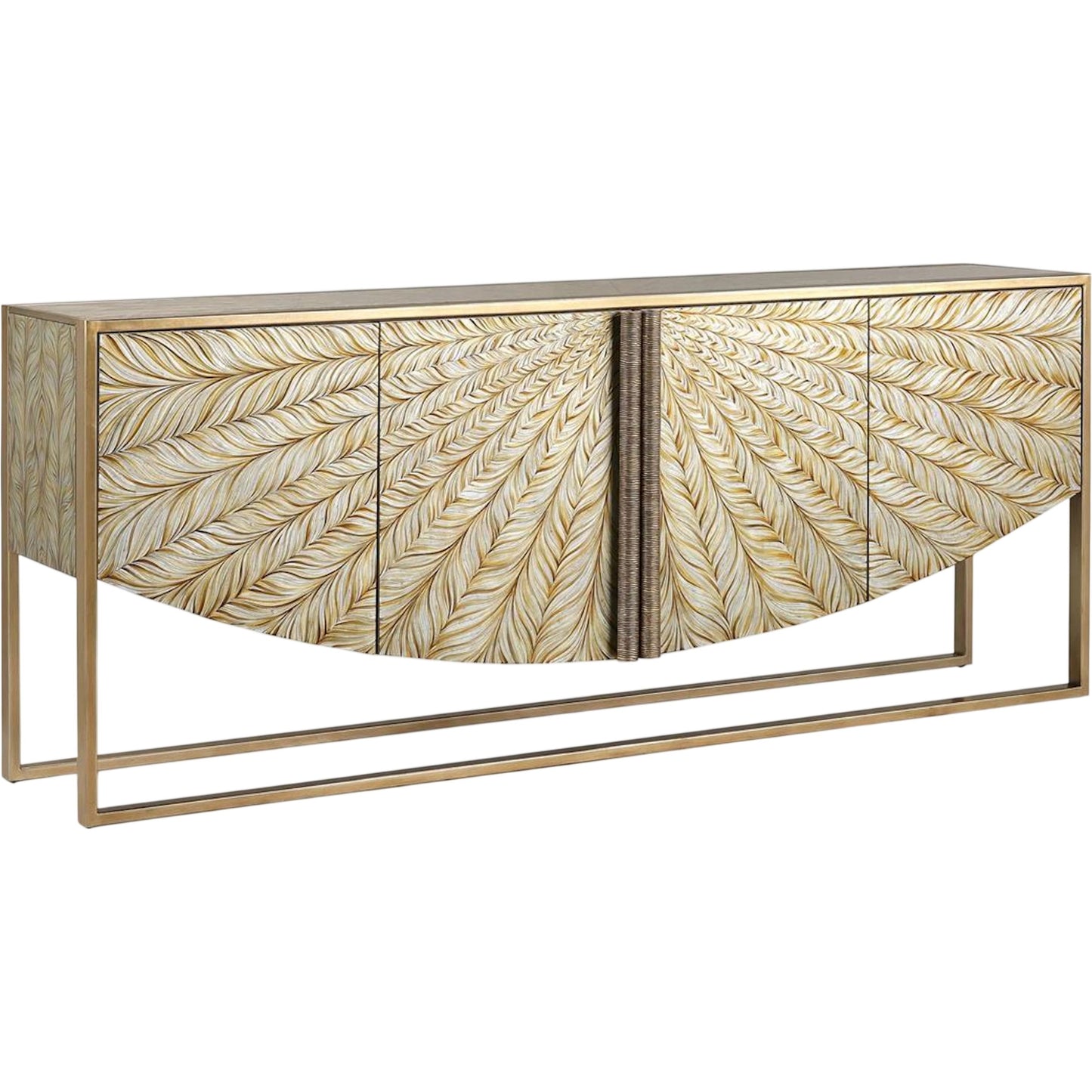 001 SI-2537291 | Primary Silo | Florentine Four-Door Credenza by John-Richard in black. Made from unique in a unique style.
