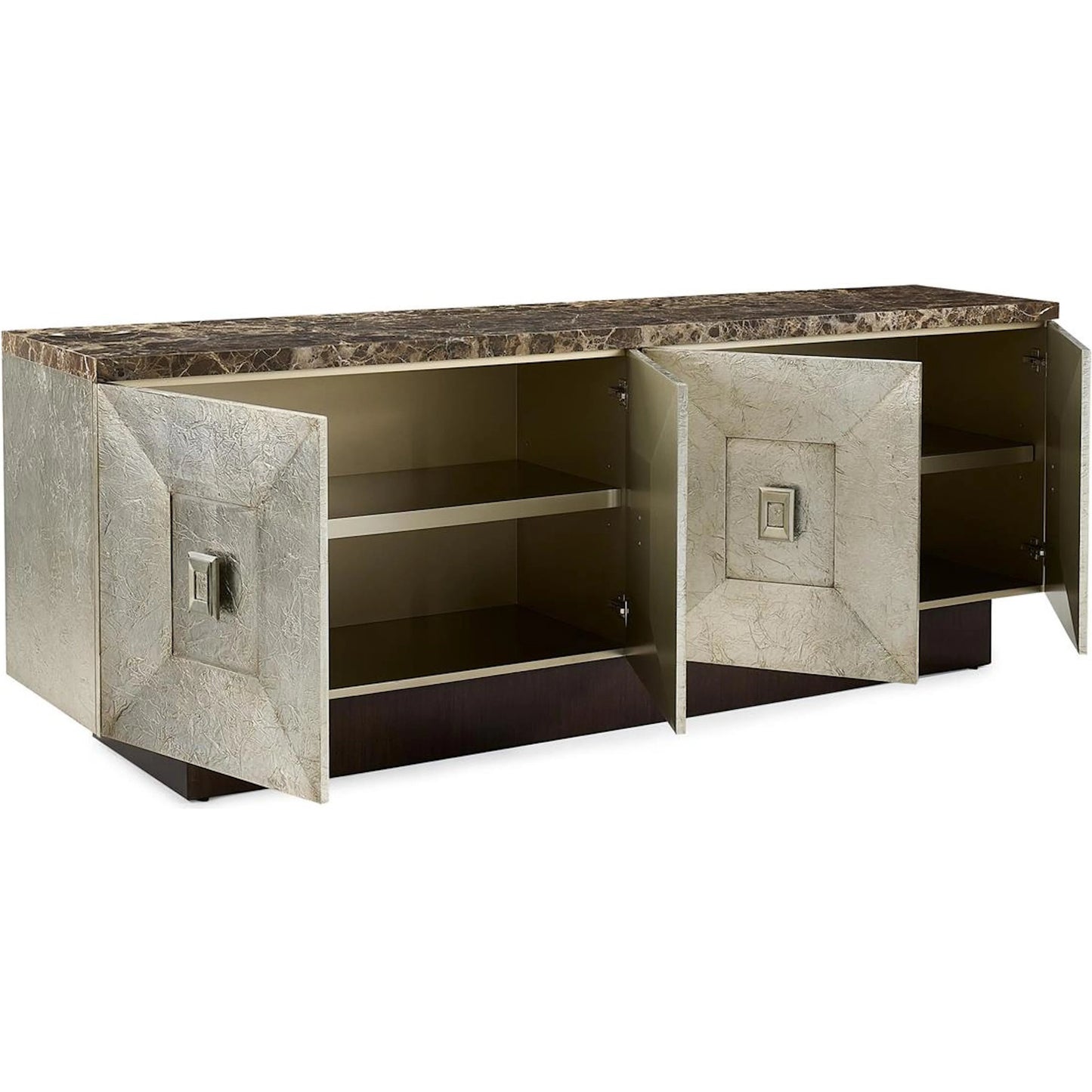 001 SI-2629456 | Unknown | Percival Four-Door Credenza by John-Richard. Made from unique in a unique style.