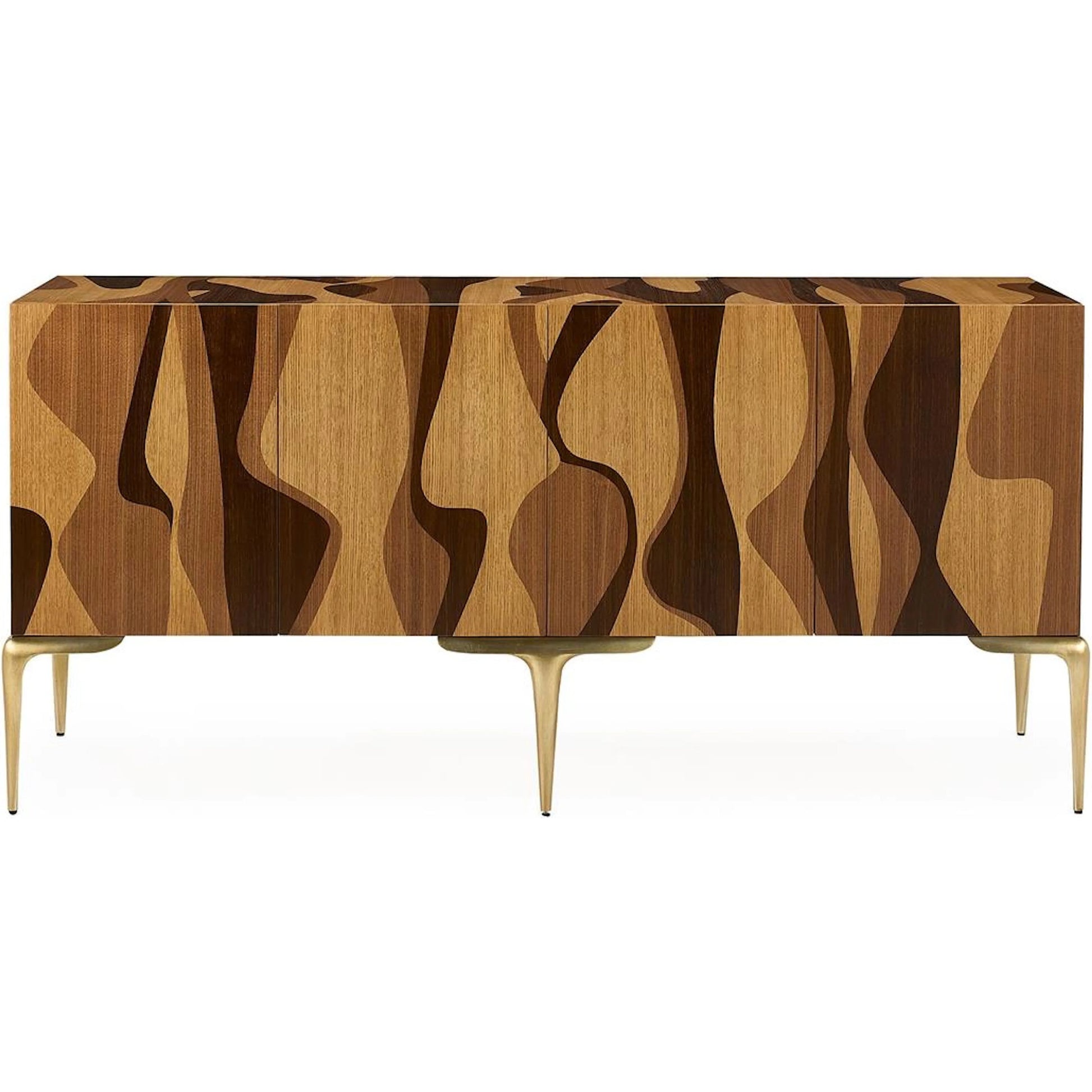 Canyon Four-Door Credenza by John-Richard. Made from unique in a unique style.