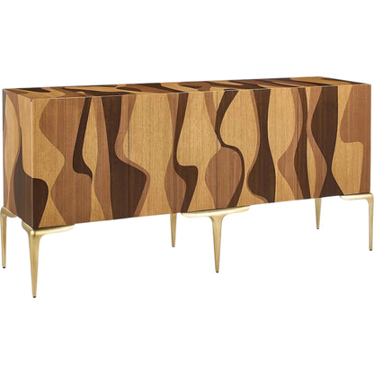 Canyon Four-Door Credenza by John-Richard. Made from unique in a unique style.