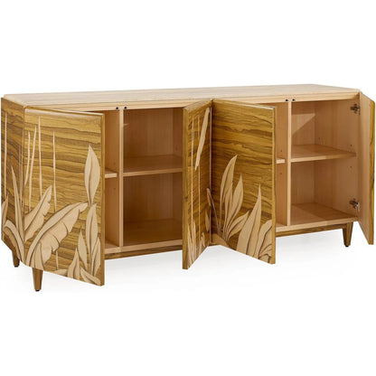 Meadow Four-Door Credenza by John-Richard. Made from unique in a unique style.