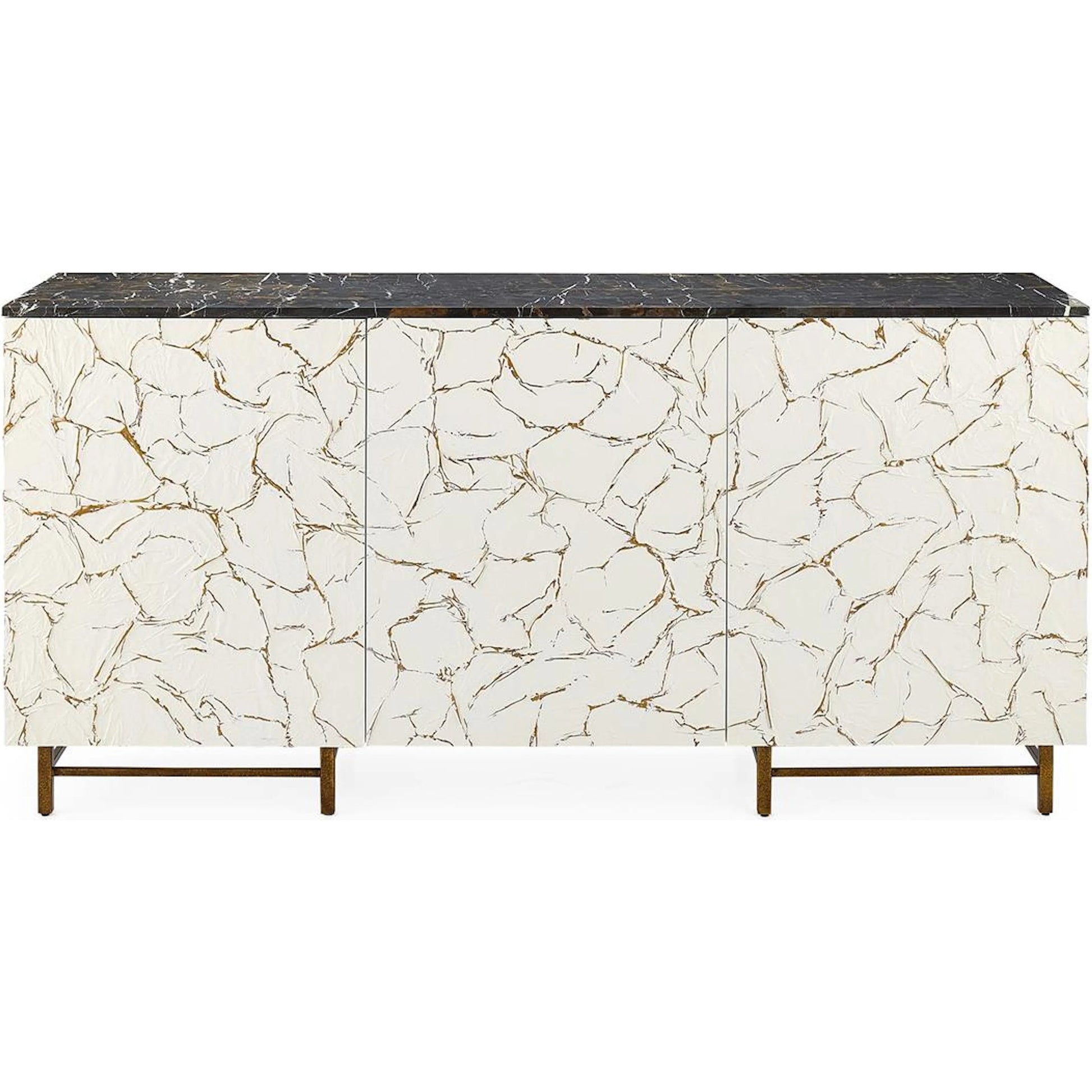 Salina Three-Door Credenza by John-Richard. Made from unique in a unique style.