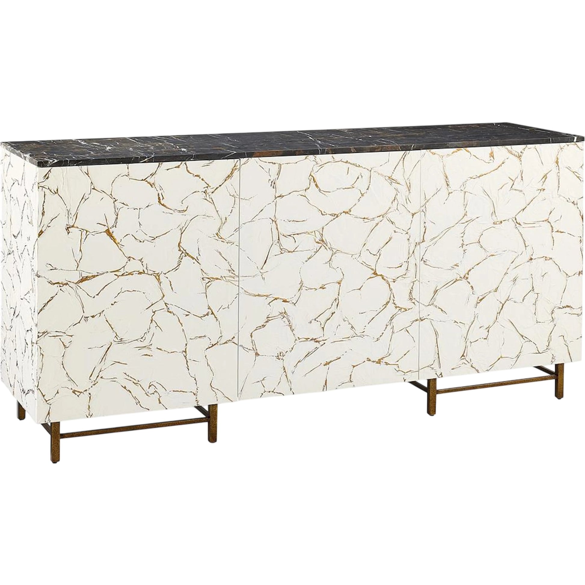Salina Three-Door Credenza by John-Richard. Made from unique in a unique style.