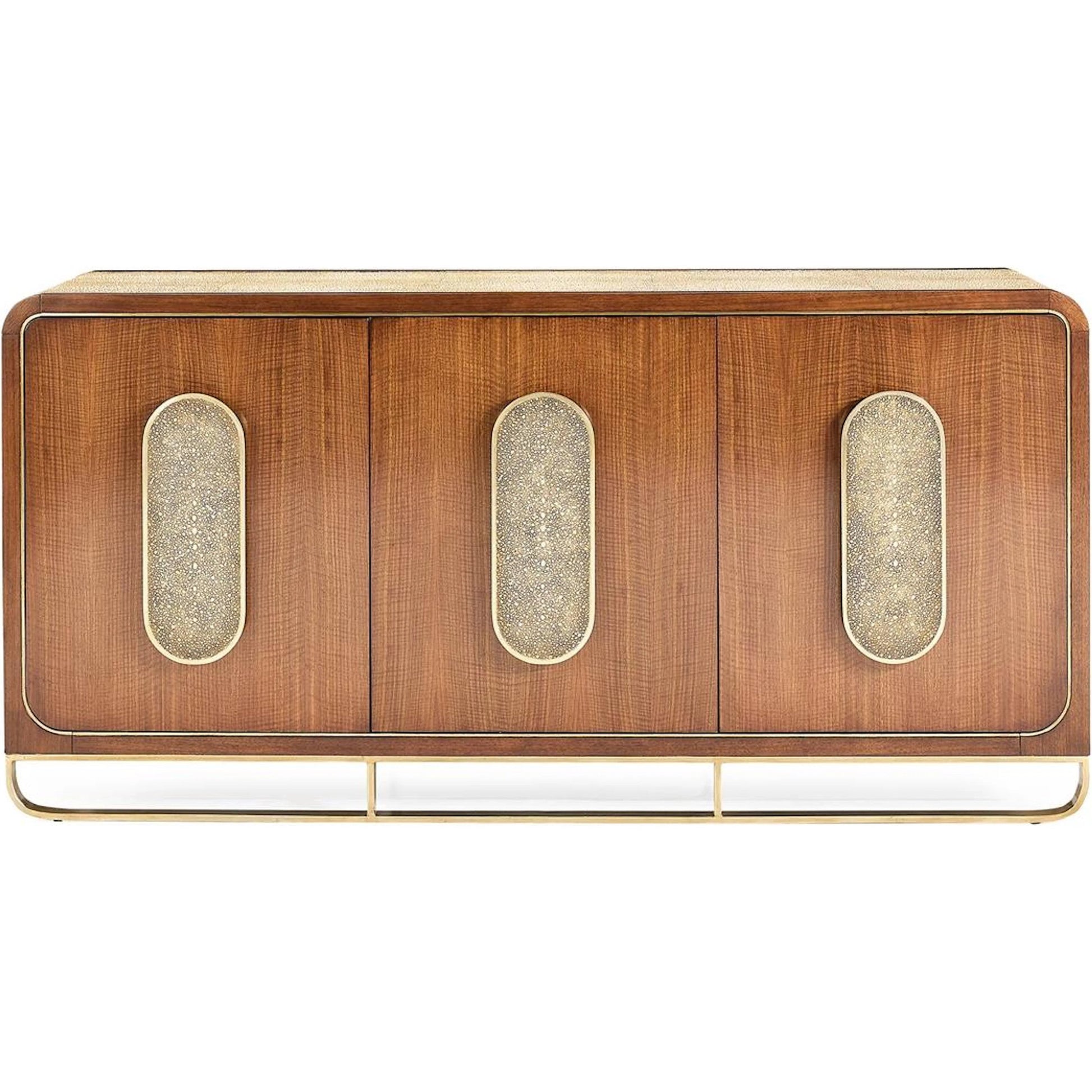 Edwin Three-Door Credenza by John-Richard. Made from unique in a unique style.