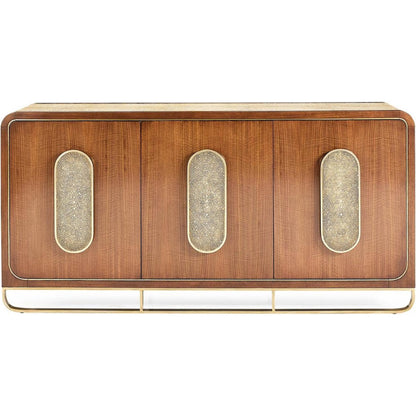 Edwin Three-Door Credenza by John-Richard. Made from unique in a unique style.