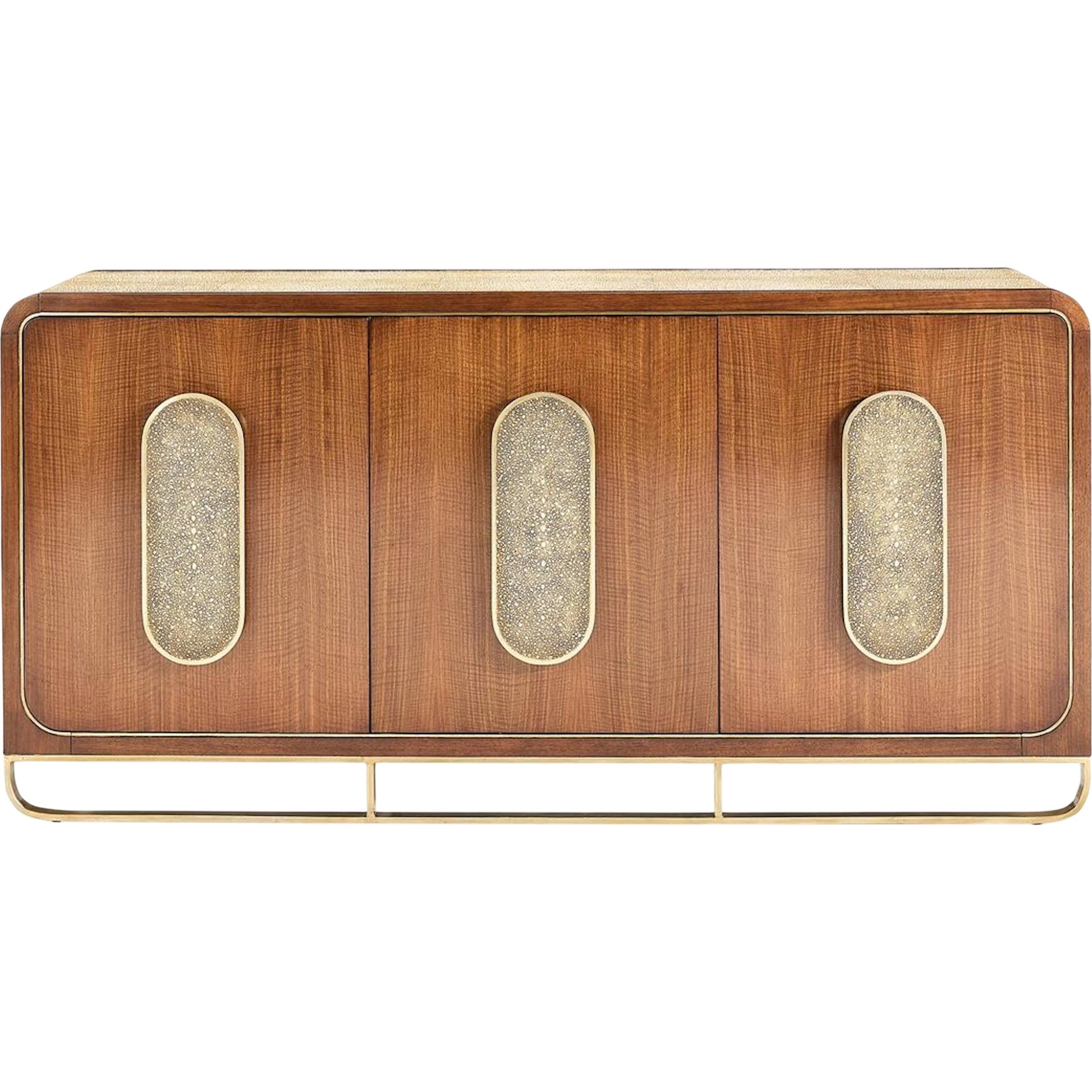 Edwin Three-Door Credenza by John-Richard. Made from unique in a unique style.