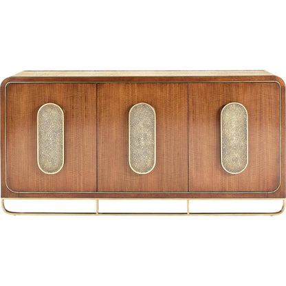 Edwin Three-Door Credenza by John-Richard. Made from unique in a unique style.